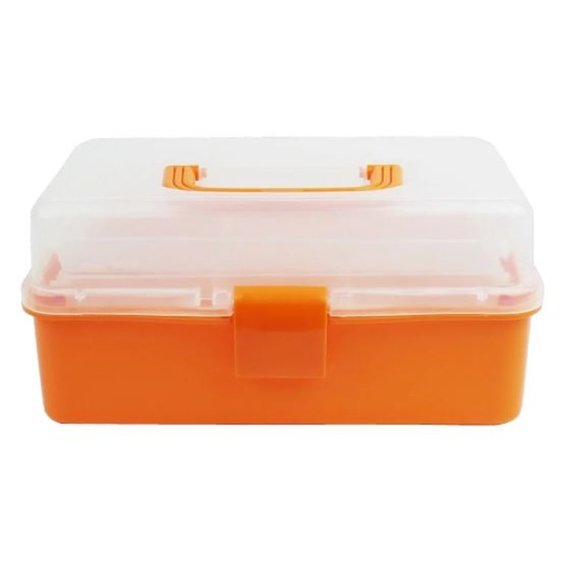 Container YRE with removable compartment large orange - Фото №1