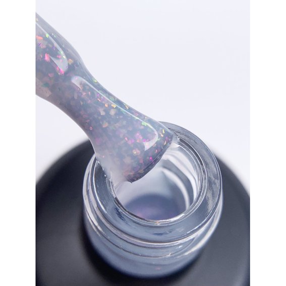 База Dark Pro Base Potal 25 светло-фиолетовый с поталью, 15 ml - Фото №2