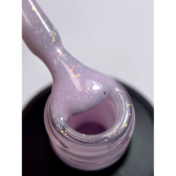 База Dark Pro Base Potal 30 светло-фиолетовый с поталью, 15 ml - Фото №2
