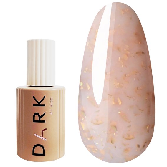 База Dark Pro Base Potal 40 персиковый с поталью, 15 ml - Фото №1