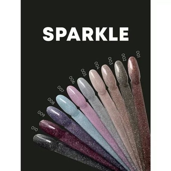 Гель-лак FOX Sparkle №008 фиолетовый с шиммером 7 мл - Фото №2