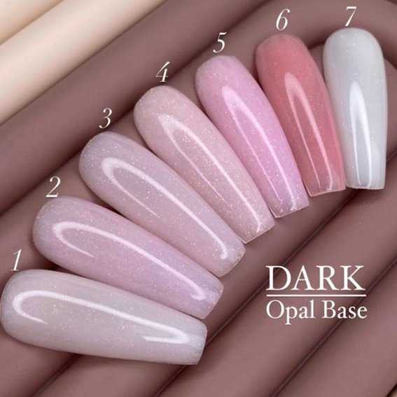 База DARK Pro Base Opal  2 розовый с шиммером, 30 ml - Фото №2