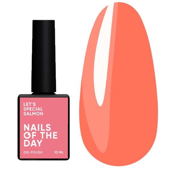 Гель-лак NAILSOFTHEDAY Let's special salmon, 10 ml - Фото №1