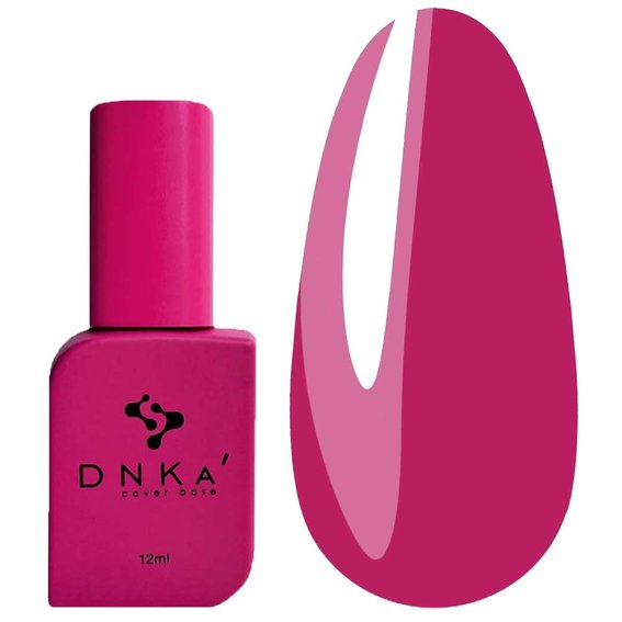 База для ногтей DNKa Cover Base №0074 Muse малиновый неон 12 мл (DNKA0074) - Фото №1