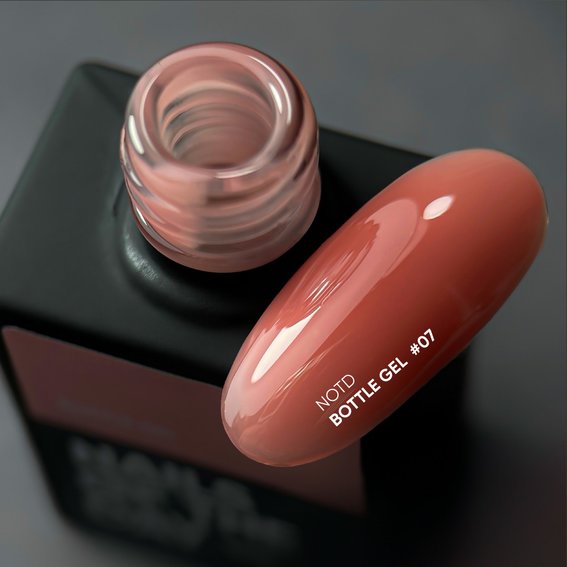 Гель NAILSOFTHEDAY Bottle gel 07 нюд, 10 мл - Фото №2