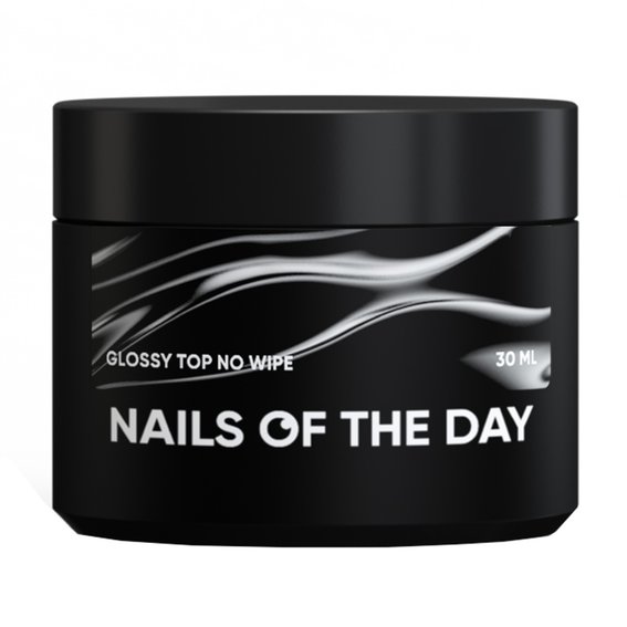 Топ NAILSOFTHEDAY Glossy top no wipe, 30 мл - Фото №1