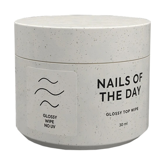 Топ NAILSOFTHEDAY Glossy top wipe, 30 мл - Фото №1