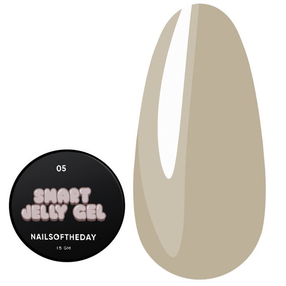 Гель NAILSOFTHEDAY Jelly gel 05, 15 мл - Фото №1