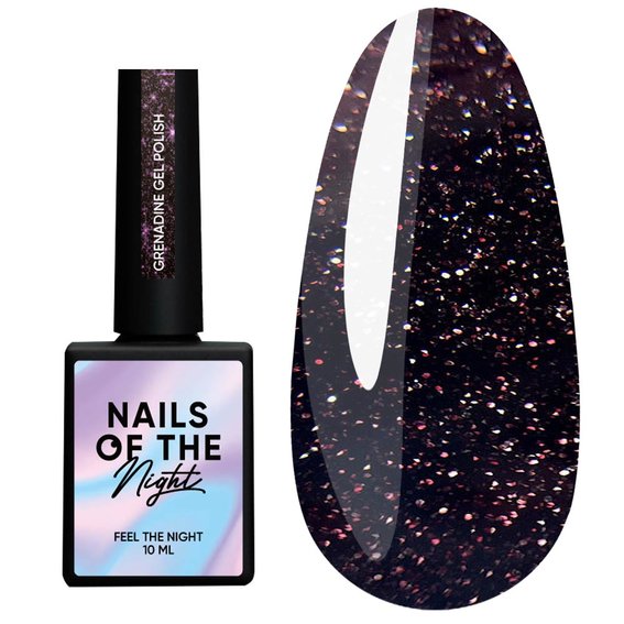 Гель-лак NAILSOFTHENIGHT Grenadine, 10 ml - Фото №1
