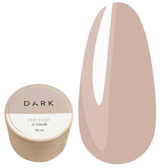 База DARK PRO base 24 бежевый 30 мл - Фото №1