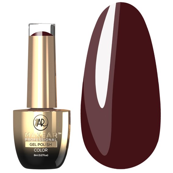 Gel polish MAKEAR Regular 716 wine 8 ml - Фото №1