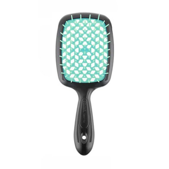 Расческа Superbrush Janeke черно-зеленый 22 см