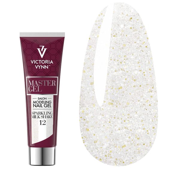 Акригель Victoria Vynn MASTER GEL 12 Sparkling Milk Shake 60 г - Фото №1