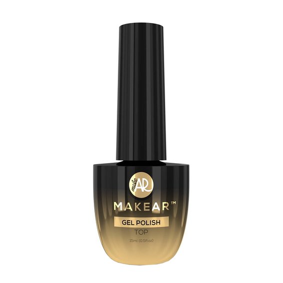 Топ для ногтей MAKEAR Top Hard Glass без липкого слоя 15 мл
