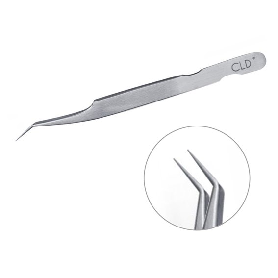 Пинцет CLD Professional Tweezers Curved (изогнутый, Typ B) 12 см