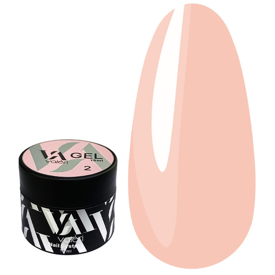 Гель для наращивания VALERI Builder Gel №02 Nude 30 мл (VBG-30-002) - Фото №1