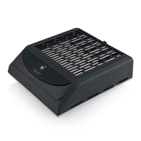 Вытяжка для маникюра с фильтром НЕРА BUCOS  V2 на 100W Графитовая + USB - Фото №2