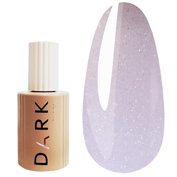База DARK PRO base Shine 10 молочно-розовый с разноцветными блестками 15 мл - Фото №1