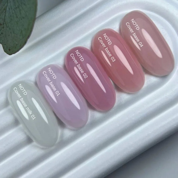 База для ногтей NAILSOFTHEDAY Cover NEW Formula № 04 пудрово-розовый 10 мл - Фото №3