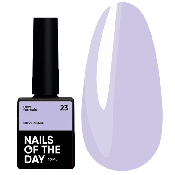 База для ногтей NAILSOFTHEDAY Cover NEW Formula № 23 лиловый 10 мл - Фото №1