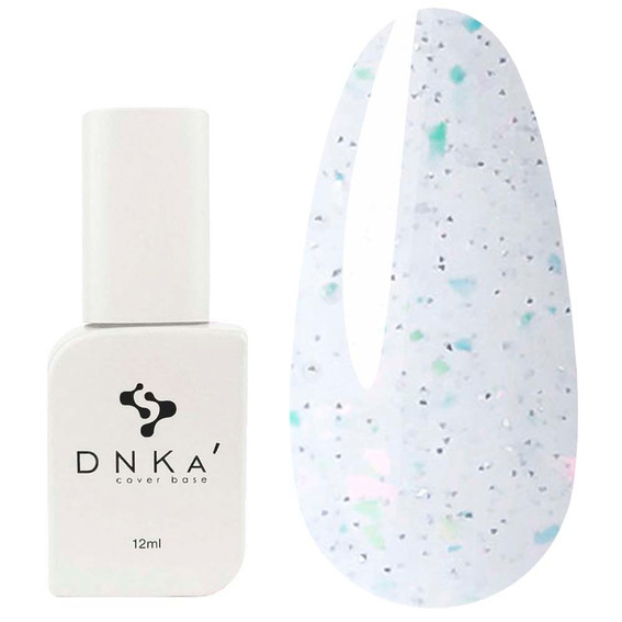 База DNKa Cover  Base №0094 Prosecco молочный с голубыми хлопьями 12 мл (DNKA0094) - Фото №1