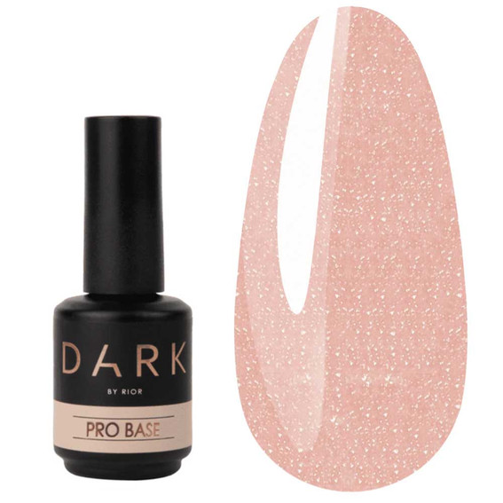 База DARK PRO base 18 розовый с шиммером,15 ml - Фото №2