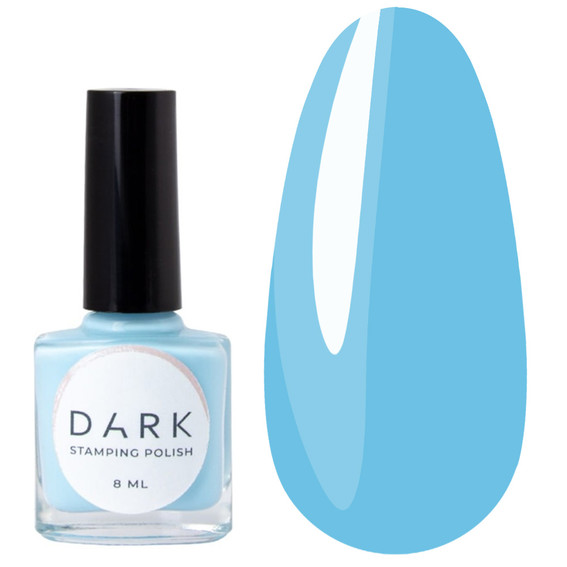 Лак для стемпинга DARK Stamping polish №13 небесный 8 мл - Фото №1