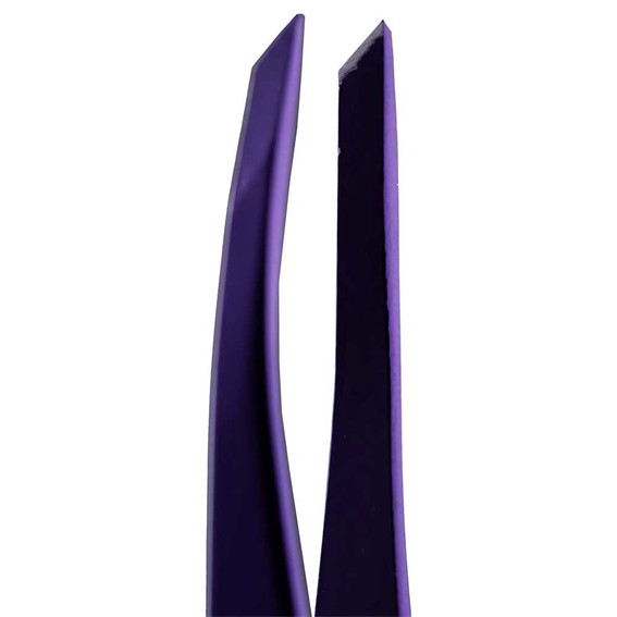 Пинцет для бровей ZOLA скошенный Color Series Violet - Фото №2