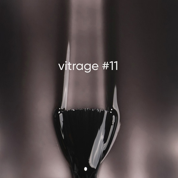 Гель-лак DARK Vitrage 11 графитовый 6 мл - Фото №2