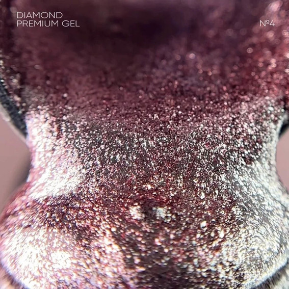Гель-лак NAILSOFTHENIGHT Diamond Premium gel 04 розовато-золотой 5 мл - Фото №3