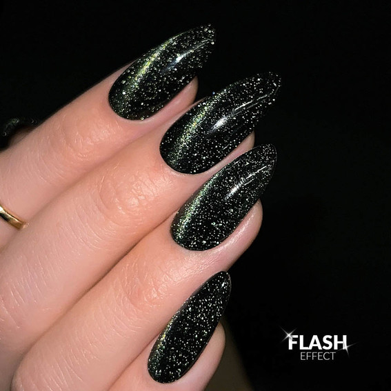 Топ Slowianka No Wipe Flash Cat Eye Green 10 г - Фото №3