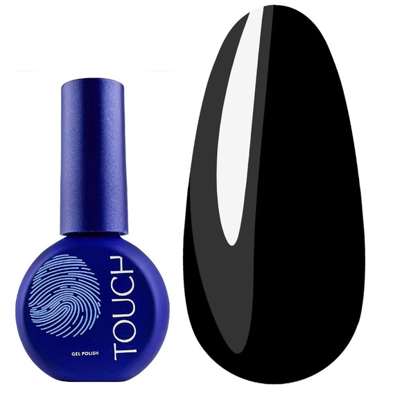 Гель-лак Touch Gel Polish 01 черный 9 мл - Фото №1