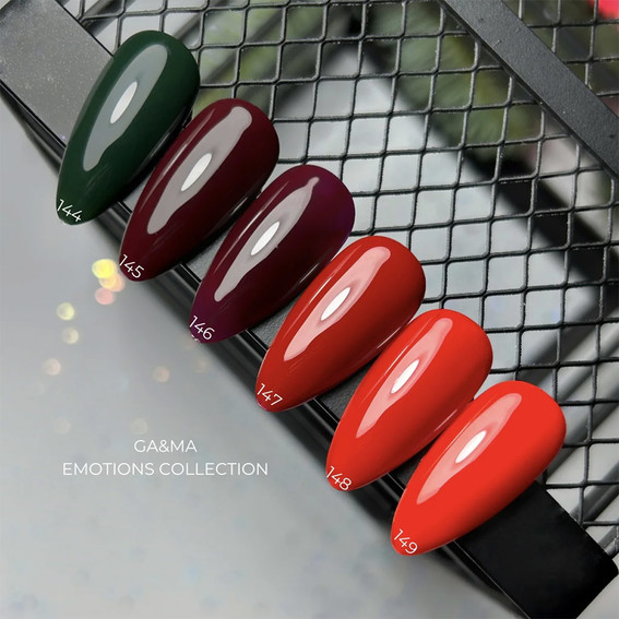 Гель-лак GA&MA Emotions collection №149 RADIY ярко-красный 10 мл (7701449) - Фото №3