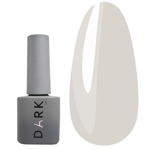 Гель-лак DARK New collection 132 светло-серый 6 мл - Фото №1