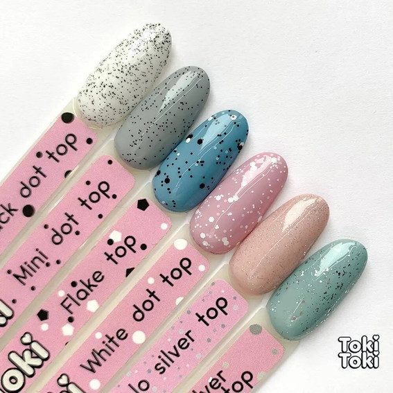Топ Toki-Toki White Dot Top No wipe 5 мл - Фото №4