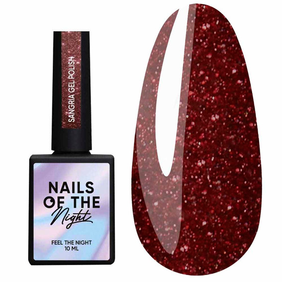 Гель-лак NAILSOFTHENIGHT Sangria 10 мл - Фото №1