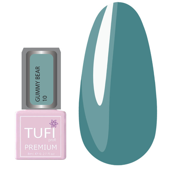 Гель-лак TUFI profi PREMIUM Gummy Bear 10 Mint Lime 8 мл (0318261) - Фото №1