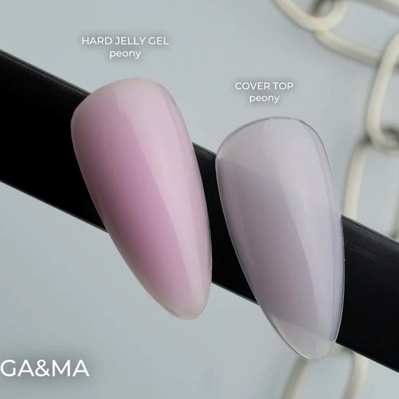 Гель-желе GA&MA Hard Jelly gel Peony 15 мл (7702816) - Фото №3