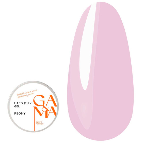 Гель-желе GA&MA Hard Jelly gel Peony 15 мл (7702816) - Фото №1