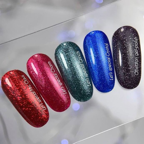 Гель-лак NAILSOFTHEDAY Let's Special Charm темно-розовый с шиммером 10 мл - Фото №4
