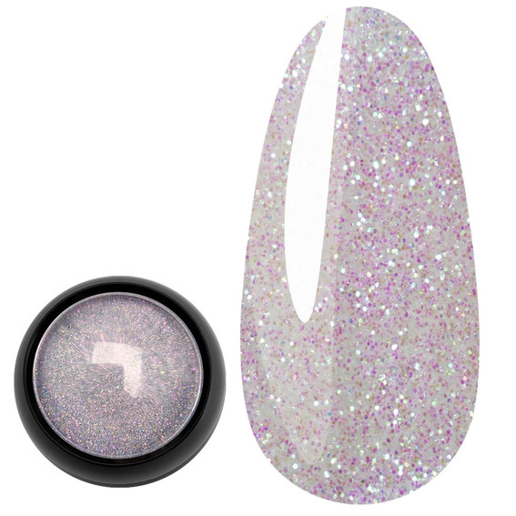 Втирка для ногтей Slowianka Tiny Pink Holo 0,2 г - Фото №1