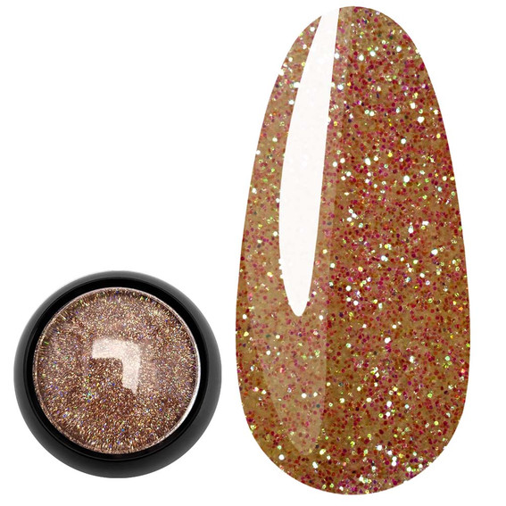 Втирка для ногтей Slowianka Tiny Gold Holo 0,8 г - Фото №1
