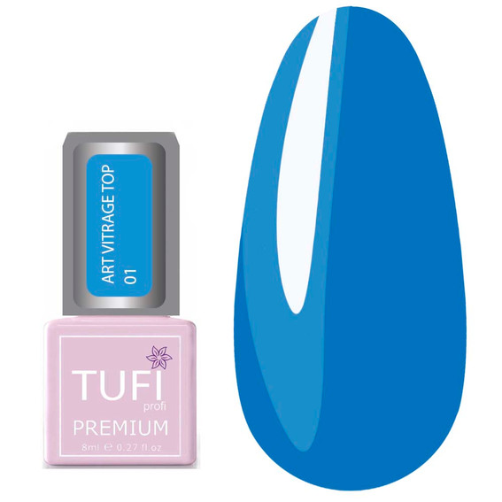 Топ TUFI profi ART VITRAGE TOP 01 Морская Гладь 8 мл (0321723) - Фото №1