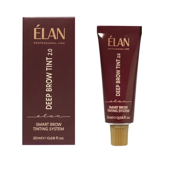 Краска для бровей и ресниц ELAN Deep Brow Tint 03 Black 20 мл - Фото №3