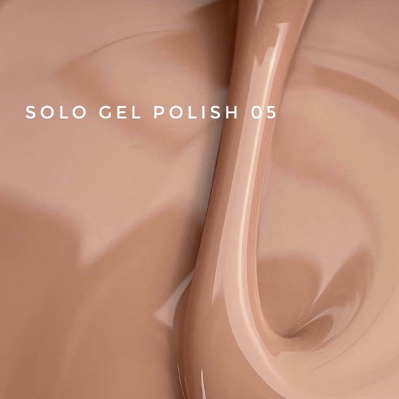 Гель-лак Touch Solo Gel Polish 05 однофазный 3в1 бежевый 9 мл - Фото №2