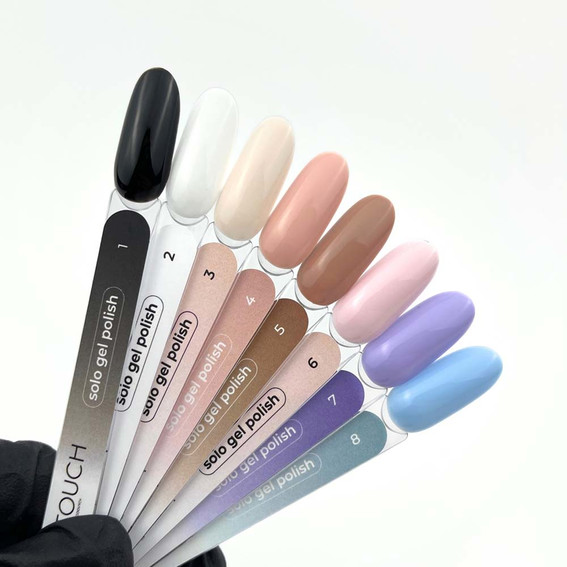 Гель-лак Touch Solo Gel Polish 05 однофазный 3в1 бежевый 9 мл - Фото №3
