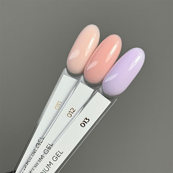 Гель для наращивания DARK Medium Gel №12 светло-розовый 15 мл - Фото №3