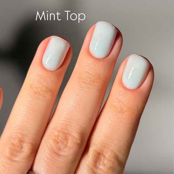 Цветной топ Dark Mint Top без липкого слоя 10 мл - Фото №2