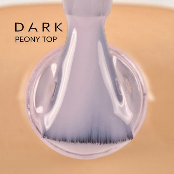 Цветной топ Dark Peony Top без липкого слоя 10 мл - Фото №2