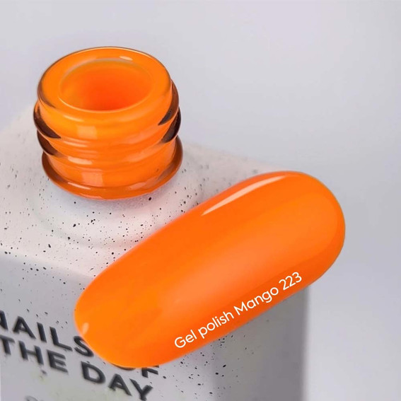Гель-лак NAILSOFTHEDAY Mango 223 неоново-оранжевый 10 мл - Фото №2